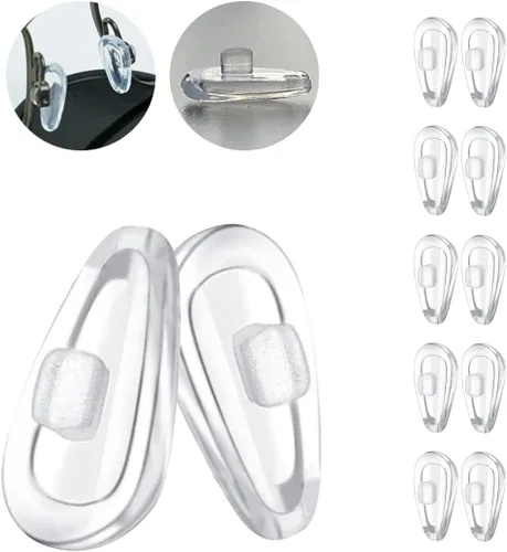 Vista 7 de 5 pares de almohadillas de nariz de repuesto para lentes y lentes de sol Oakley