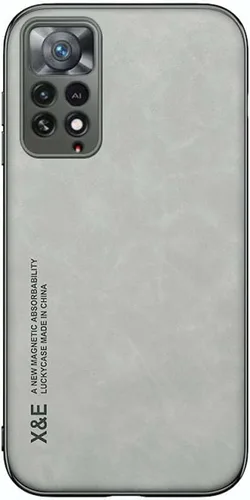 Vista 7 de Kepuch Silklike Funda para Redmi Note 11 Pro/Note 11E Pro 5G - Cubierta Parachoques Placa de Metal Incorporada para Redmi Note 11 Pro/Note 11E Pro