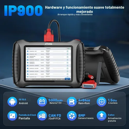 Vista 3 de XTOOL Herramienta de escaneo bidireccional de codificación ECU IP900