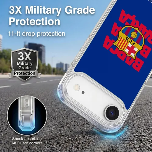 Vista 17 de Head Case Designs Funda de gel suave con licencia oficial del FC Barcelona Barca Crest Graphics [protección de grado militar] compatible con Apple