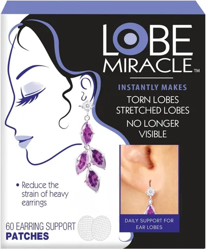 Vista 8 de Lobe Miracle - Parches transparentes de soporte para pendientes