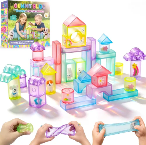 Vista 10 de JOY SPOT! 54 bloques de construcción suaves para niños pequeños, bloques