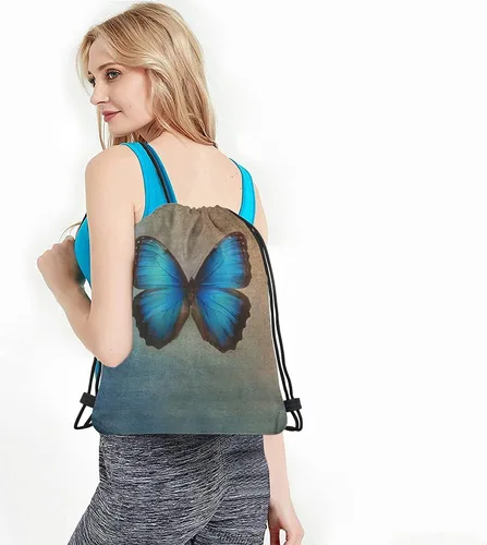 Vista 4 de Beabes No Drama Llama Cordón Bolsas Mochila Bolsa Gimnasio Saco Bolsa con Cordón, Multi-a37, Mochilas de viaje