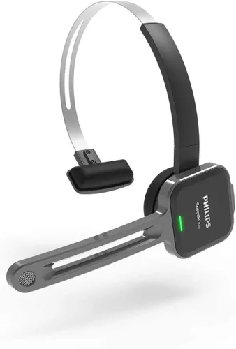 Vista 2 de Philips SpeechOne - Auriculares inalámbricos de dictado con estación de acoplamiento y luz de estado