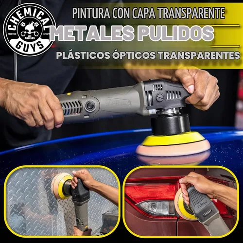 Vista 8 de Chemical Guys BUF503 TORQX Random Orbital Polisher (Safe for Cars, Trucks, SUVs, & More) 700W, Orbit 8mm, 4.7 lb Lightweight Car Polisher for safe