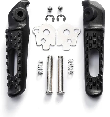 Vista 15 de TCT-MOTORPARTS Reposapiés de pasajero negro para conductor, soporte para reposapiés para CBR1000RR 2004-2016 CBR600RR 2003-2025