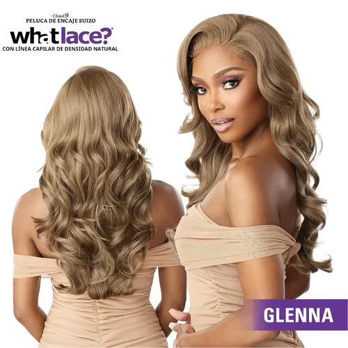 Vista 6 de Sensationnel What Lace - Peluca Glenna de 13 x 6 pulgadas, 1 JETBLACK