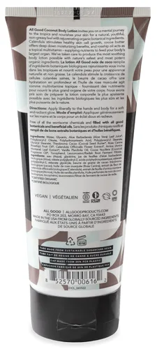 Vista 6 de All Good Loción para manos y cuerpo, loción orgánica hidratante para piel seca, manos y cuerpo, aceites esenciales, caléndula, manteca de cacao