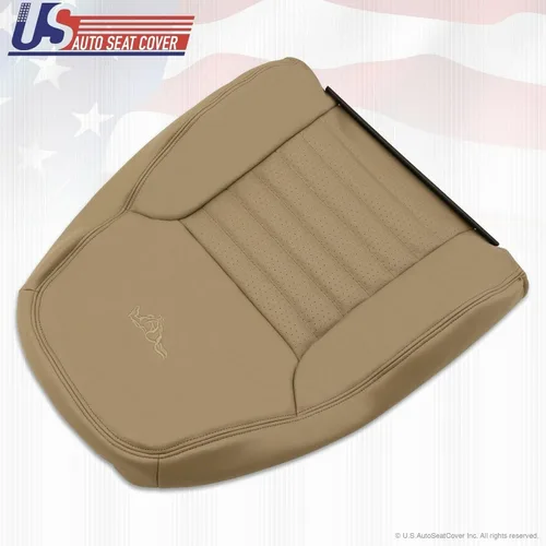 Vista 6 de 1999 2000 2001 2002 2003 2004 para Ford para Mustang GT Driver Top Back Cubierta de cuero marrón