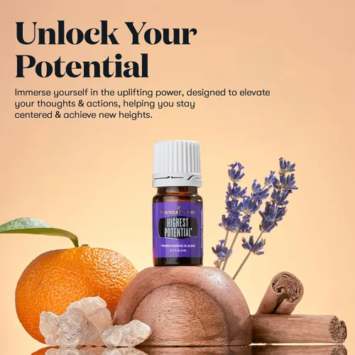 Vista 2 de Young Living Essential Oils - Aceite esencial de mayor potencial, 0.2 onzas líquidas, edificante, aroma exótico, ayuda a eliminar las distracciones