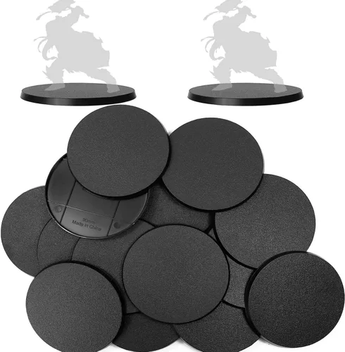 Vista 10 de Evemodel 2.362 in 30pcs redondo ABS plástico modelo bases para Wargame mesa simulación militar escena
