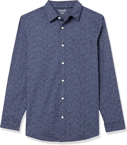 Vista 6 de Tienda Essentials Camisa de popelina elástica de manga larga para hombre