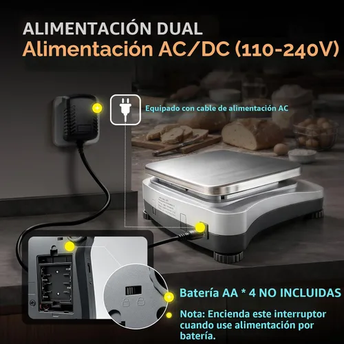 Vista 6 de GOYOJO Balanza analítica digital y escala de laboratorio, capacidad de 176.37 oz, precisión de 0.00 oz, acero inoxidable, multiunidad (g/oz/ct/lb)
