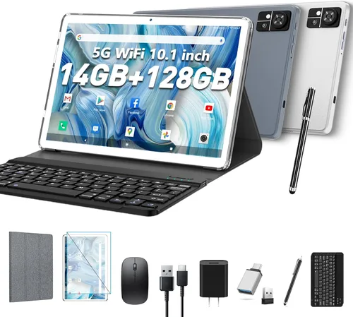 Vista 8 de EITOMIN Tablet de 10 pulgadas 2026 Última tableta Android con 128GB ROM+14GB RAM+1TB Expandir Octa-Core 5G WiFi 4G Celular para T-Mobile 13MP+8MP