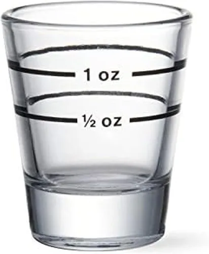 Vista 6 de Houdini Juego de 6 vasos de chupito de base pesada, vasos de chupito de 1.2 onzas