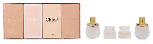 Vista 3 de Chloe Set variado de 4 piezas de regalo – 2 Eau De Parfum Spray Nomade de 0.17 onzas, Eau De Toilette Spray de 0.17 onzas, Eau De Parfum Spray