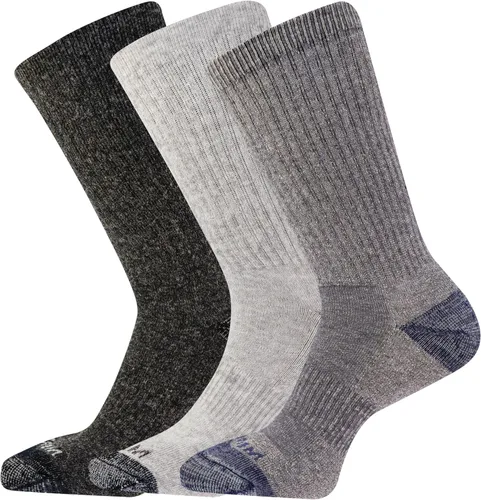 Vista 31 de Merrell Paquete de 3 calcetines de senderismo para mujer (pestaña de corte bajo/cuarto/tripulación)