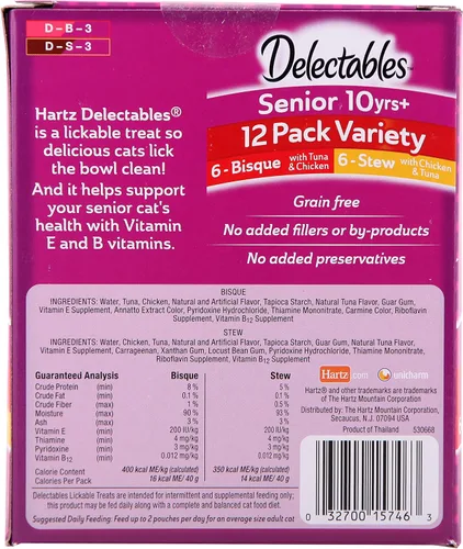 Vista 3 de Hartz Lickable - Sobres de alimento para gatos