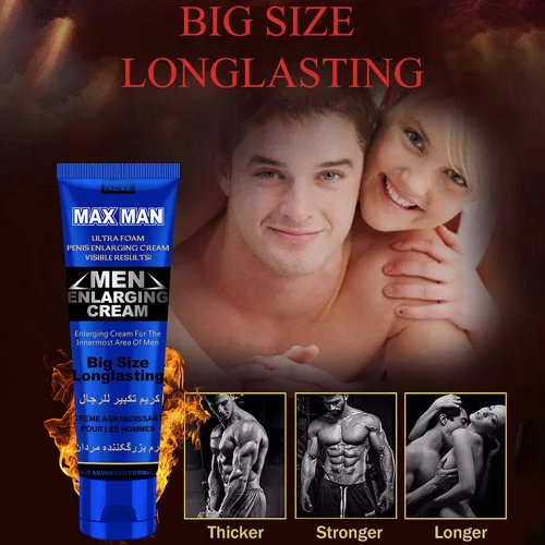 Vista 5 de Crema de masaje para hombres, mejora sexual, crema de erección para el pene se vuelve más larga, más gruesa, mejora de los hombres, aceite