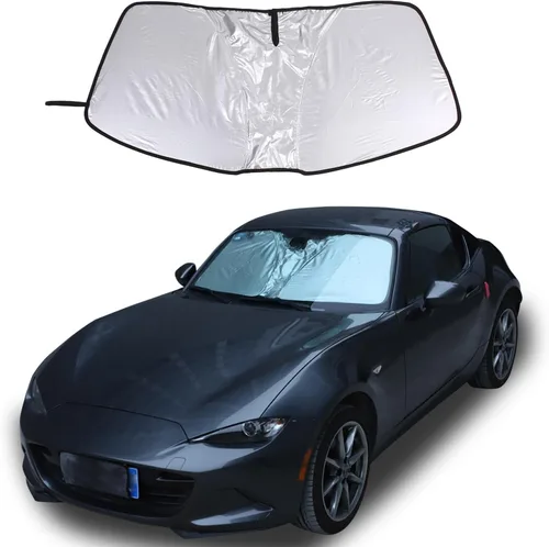 Vista 9 de Parasol para parabrisas original para Mazda MX-5 ND 2016 2017 2018 2019 2020 2021 2022 2023 protector reflectante para parabrisas de automóvil