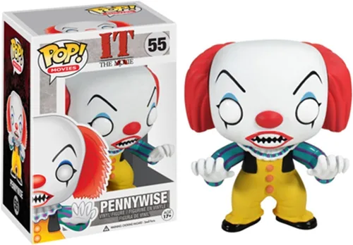 Vista 2 de POP Stephen King's It - Pennywise Clown Funko Pop! Figura de vinilo (con funda protectora compatible con POP Box), 3.75 pulgadas
