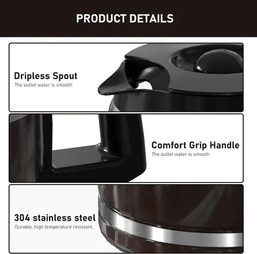 Vista 8 de Repuesto de cafetera de 12 tazas compatible con los modelos Cuisinart SS-12, SS-15, SS-16, DCC-1100BK, DCC-1200, DCC-2650, CHW-12P1, DGB-400