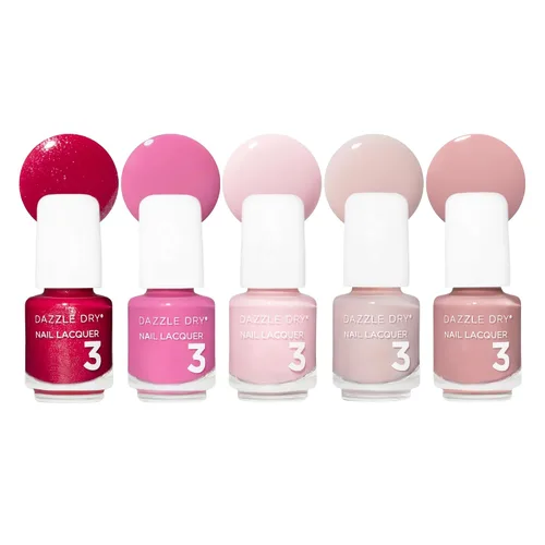 Vista 17 de Mini Flight Dazzle Dry – Afterparty – 5 mini lacas Juego de esmaltes de uñas de 5 piezas · Secado rápido · Larga duración · Manicuras no tóxicas