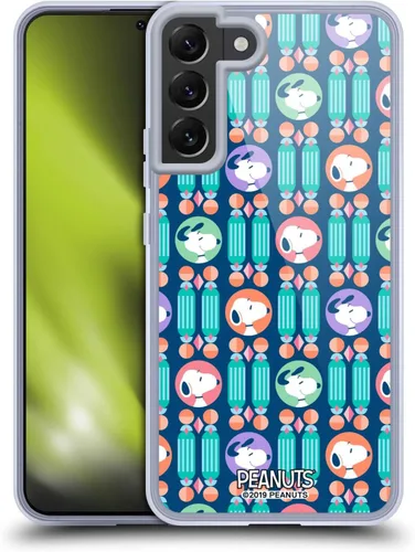 Vista 263 de Head Case Designs Snoopy Deco Dreams - Funda de gel con licencia oficial de Peanuts Blue Pattern [protección de grado militar] compatible con Google