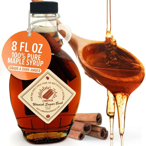 Vista 9 de Wanish Sugar Bush Jarabe de arce 100% puro De Northwoods of Wisconsin 32 oz – Cuarto de galón