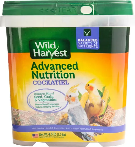 Vista 14 de Wild Harvest Advanced Nutrition - Cacatúa 8 libras, mezcla de semillas, granos y verduras