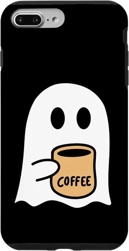 Vista 12 de iPhone 16 Spooky Fall Ghost Coffee Lovers Costume Case