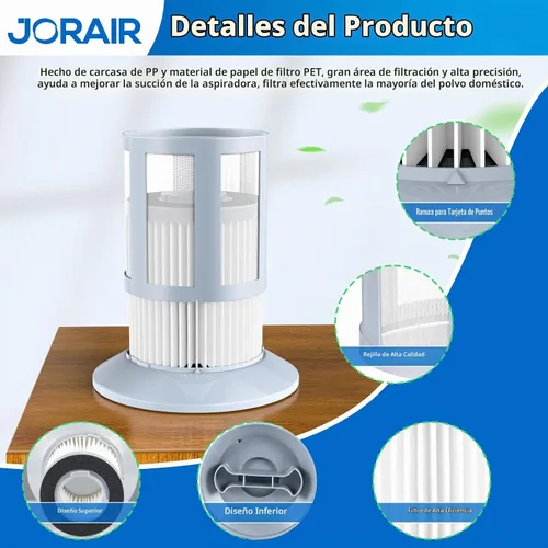 Vista 4 de Filtro de repuesto 2156A para aspiradora compatible con Bissell Zing 2156, 2156A, 2156E, 1665, 16652, 1665W Zing sin bolsa, comparar con la pieza
