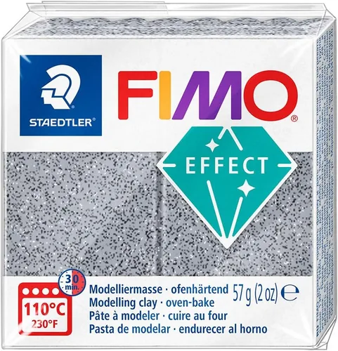 Vista 24 de Staedtler FIMO Effects Arcilla Polimérica - Arcilla para Hornear en Horno para Joyería, Escultura, Azul Translúcido 8020-374