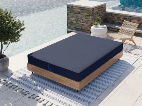 Vista 10 de Mielmoon Colchón impermeable de 4 pulgadas sin resortes, barrera de felpa, limpieza y cuerpo, columna vertebral de apoyo, colchón médico al aire