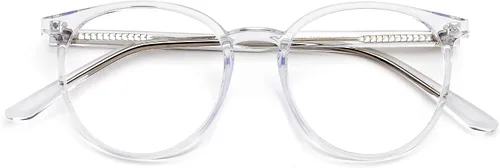 Vista 12 de Gafas redondas con bloqueo de luz azul para computadora para mujeres y hombres