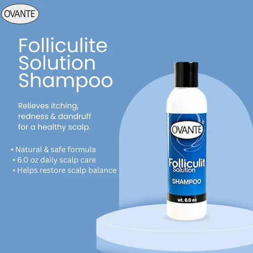 Vista 4 de Solución para foliculitis en champú natural, 6 onzas líquidas