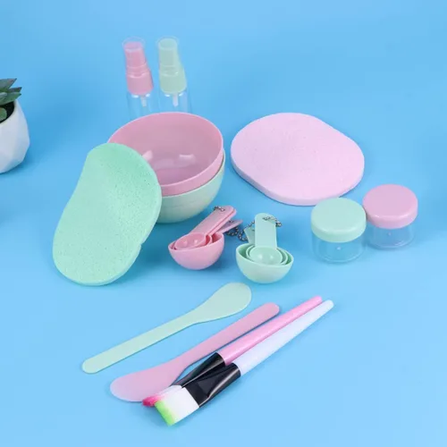 Vista 9 de FOMIYES Aplicador de 2 hidratantes Espátula cosmética Máscaras faciales Cuchara de silicona Espátula Máscaras Palitos de Mezcla Máscaras Crema Stick