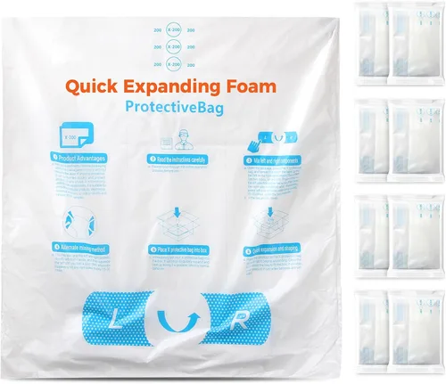 Vista 17 de 15 x 18 pulgadas, 10 unidades TONESPAC Instant Pack Quick Expanding Foam X-100 Bolsa de embalaje para embalaje y envío