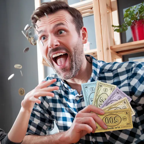 Vista 6 de 800 piezas de dinero falso, dinero de juego para la enseñanza de los niños
