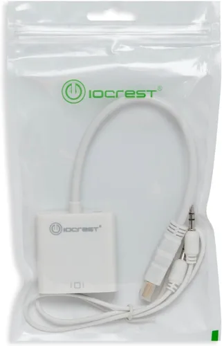 Vista 7 de IO Crest Adaptador activo de HDMI a VGA con soporte de audio a través de conector de 0.138 in (SY-ADA31044)