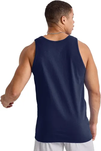 Vista 3 de Hanes Paquete superior Essentials para hombre, camisetas sin mangas de algodón de peso medio, paquete de 3