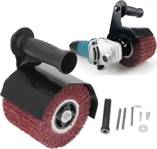 Vista 9 de Kit de máquina de pulir lijadora eléctrica Amoladora angular Accesorio para molienda de metal de madera M10