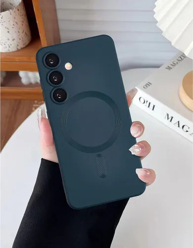 Vista 4 de Funda magnética para Samsung Galaxy S20 FE, funda para teléfono Samsung Galaxy S20 FE de silicona suave con protección de cámara, ajuste delgado
