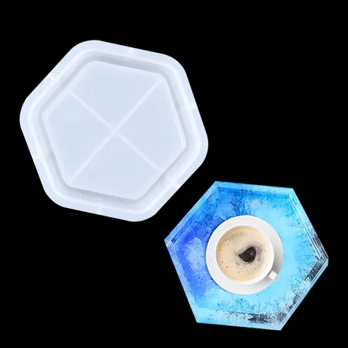 Vista 13 de Rolin Roly Molde redondo de resina, bandeja grande, moldes de silicona, molde de resina epoxi, molde de placa de almacenamiento de joyas para Molde