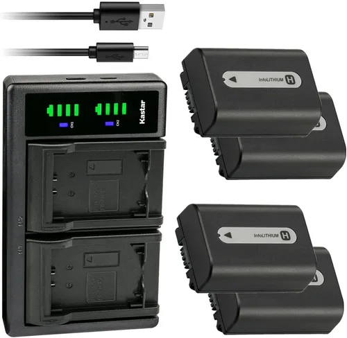 Vista 7 de Kastar NP-FH50 LTD2 USB Battery Charger Replacement for Sony DCR-SR36, DCR-SR37, DCR-SR38, DCR-SR40, DCR-SR42, DCR-SR45, DCR-SR46, DCR-SR47