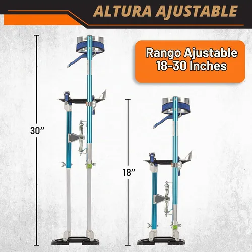 Vista 3 de Pentagon Herramienta profesional 18"-30" zancos azules para paneles de yeso de la más alta calidad