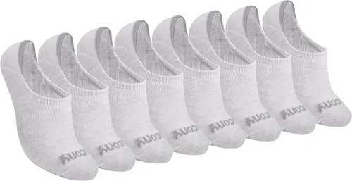 Vista 19 de Saucony 8 pares de calcetines invisibles acolchados para mujer. Armario (8 Pares)