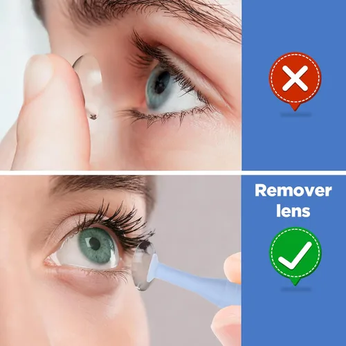 Vista 3 de 10 herramientas aplicadoras de lentes de contacto, herramientas aplicadoras de lentes de contacto, suficiente ventosa suave, herramienta