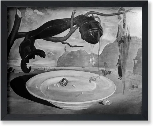 Vista 31 de Poster Master Póster vintage – Impresión de pintura de bailarina en la cabeza de la muerte – Arte surrealismo – Regalo gótico para él, ella