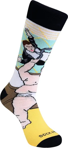 Vista 3 de Calcetines de hombre de negocios de Sumo Man de la marca Sock Panda